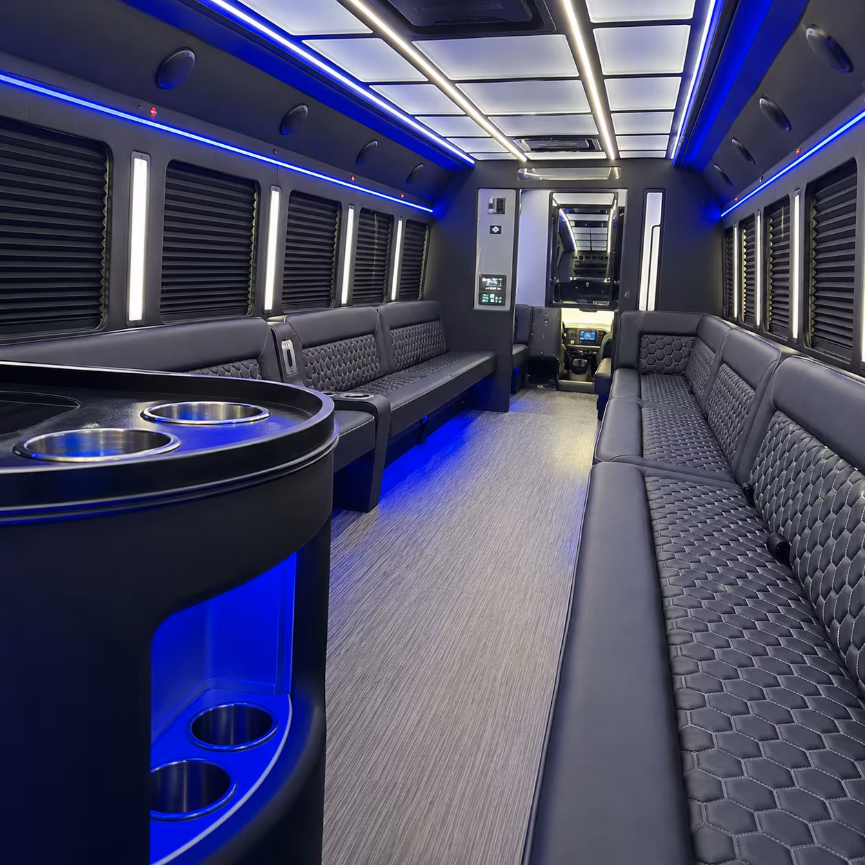 party bus rentals for sammamish area proms at skyline high school
