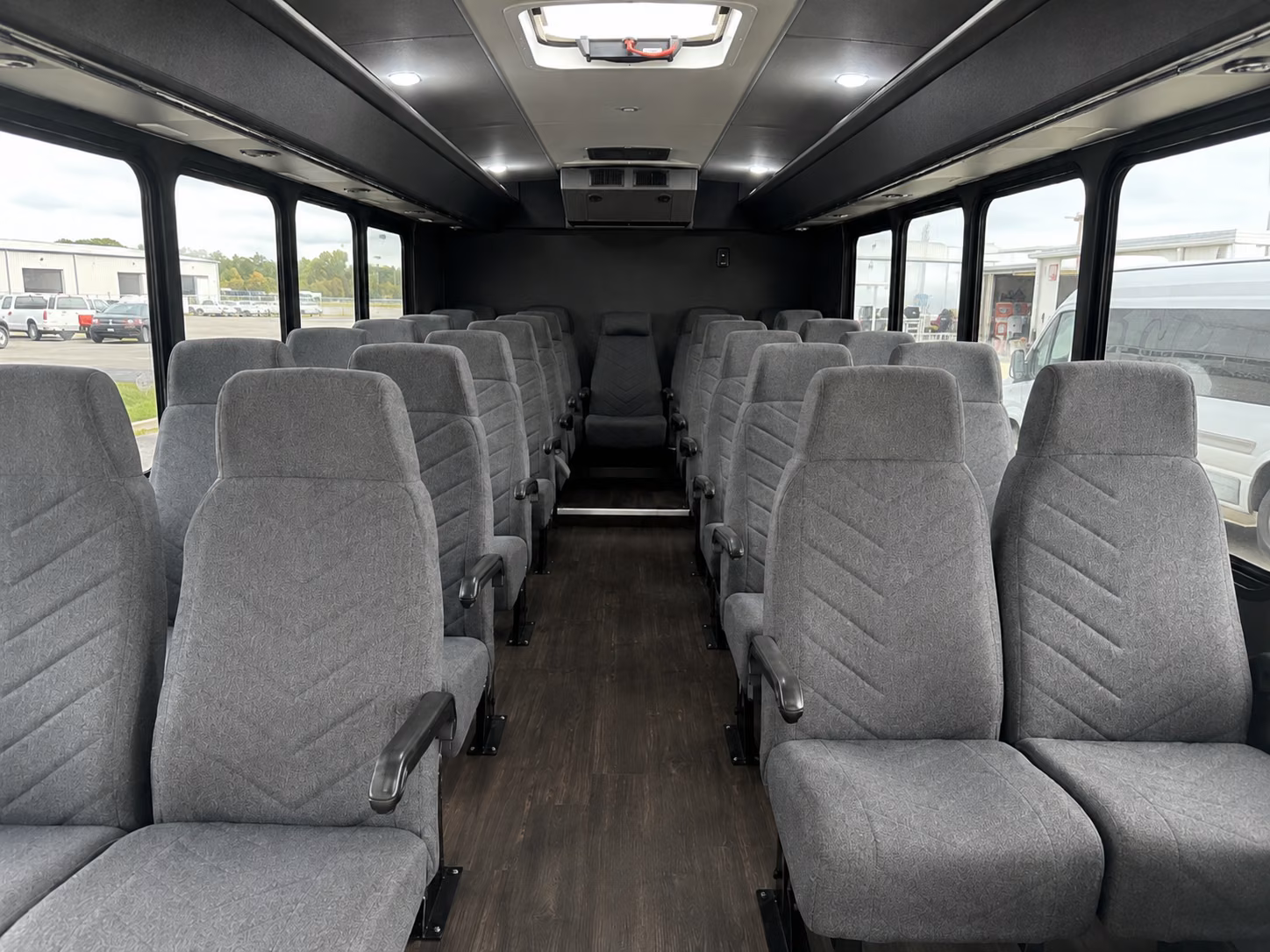 sammamish 18 passenger minibus inside