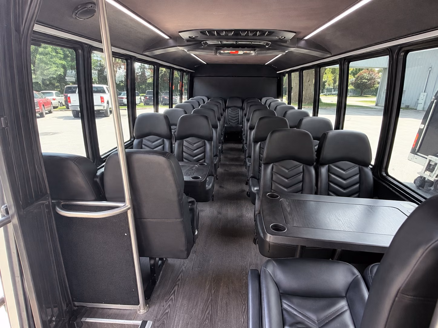 sammamish 18 passenger minibus interior