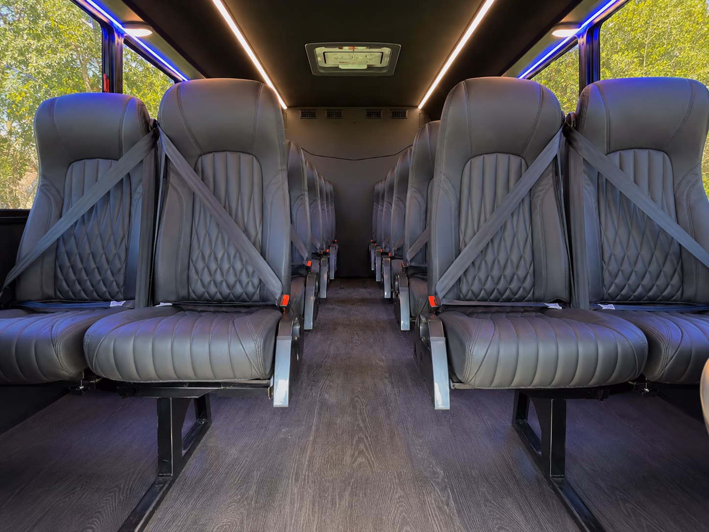 sammamish 20 passenger minibus interior