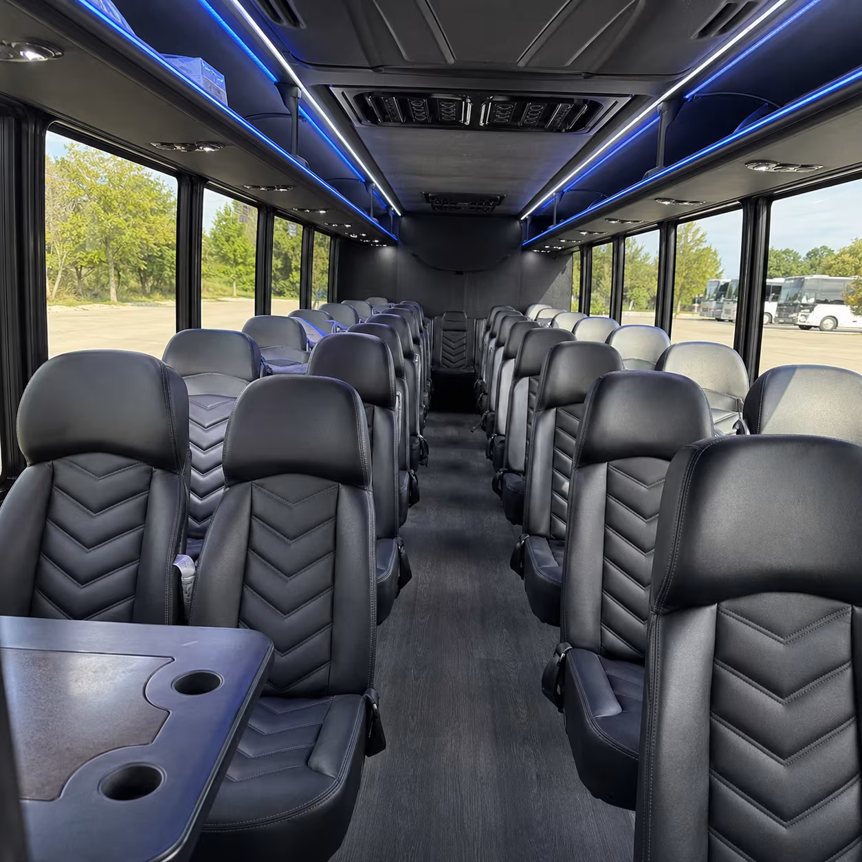 sammamish 25 passenger minibus inside