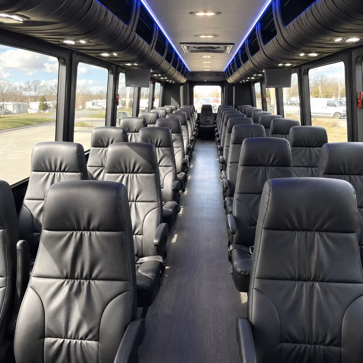 sammamish 25 passenger minibus interior