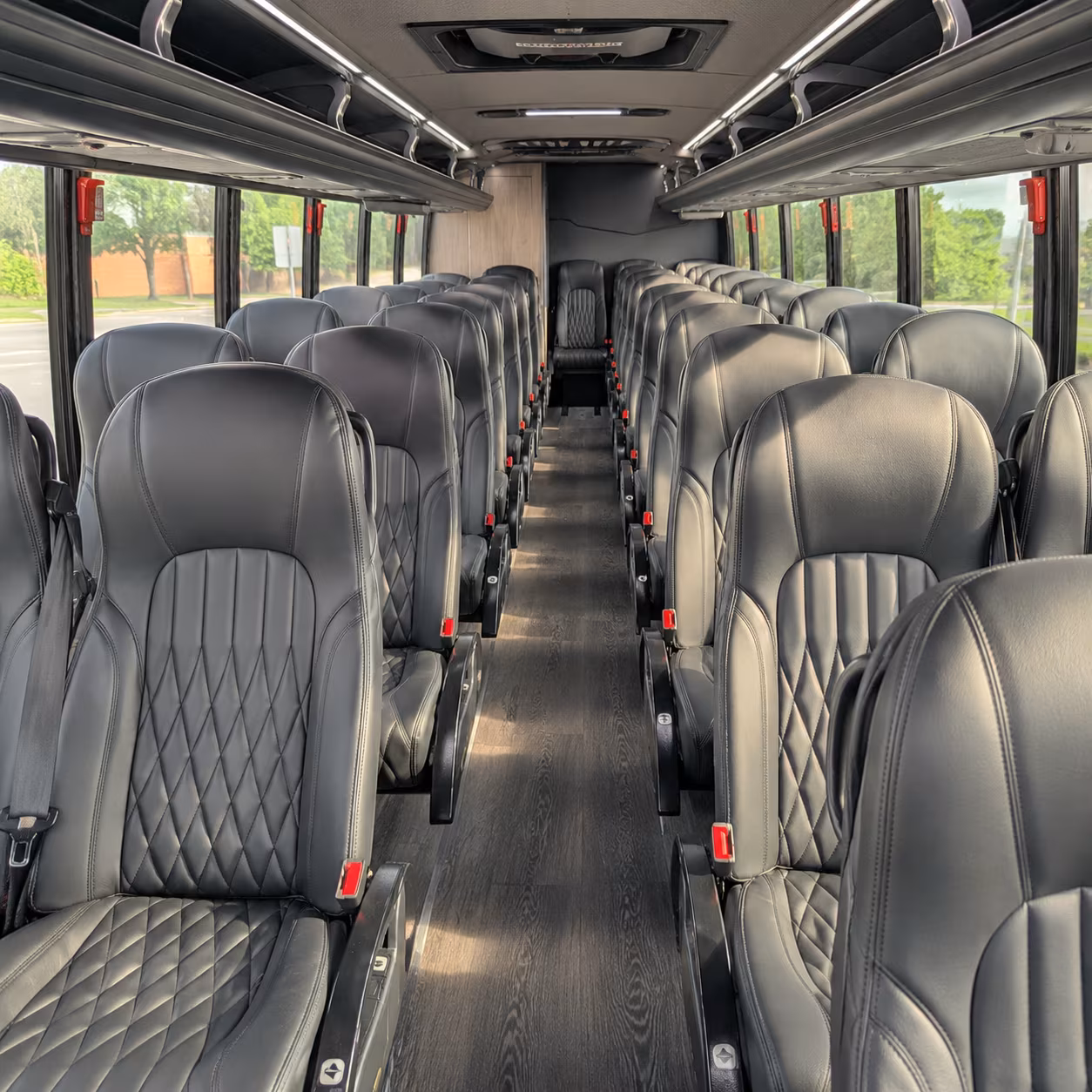 sammamish 30 passenger minibus inside