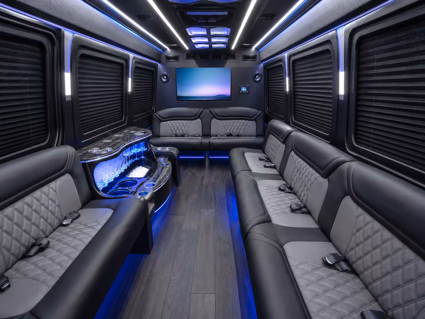 sammamish sprinter limousine interior
